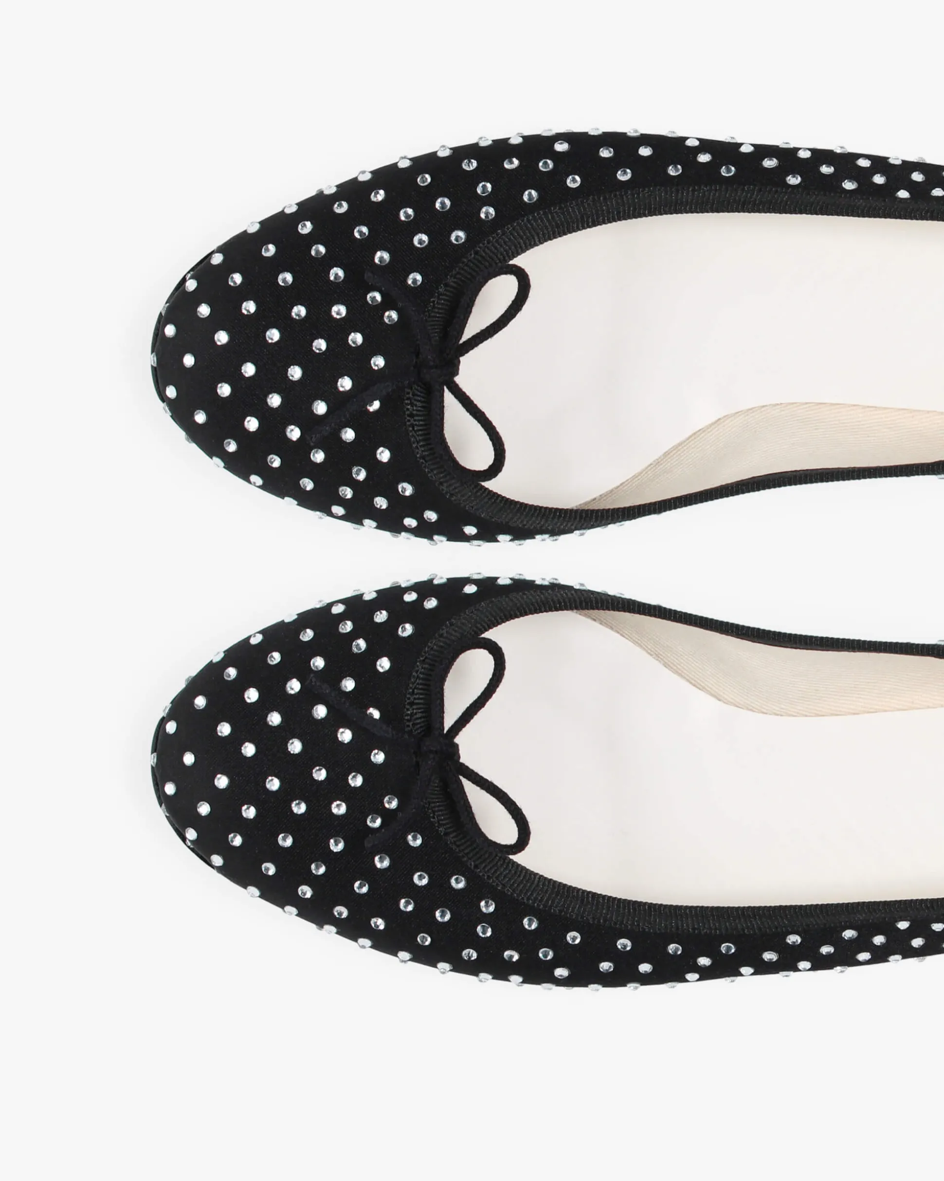 Ballerines Cendrillon hautes - Strass