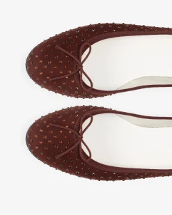 Ballerines Cendrillon hautes - Strass