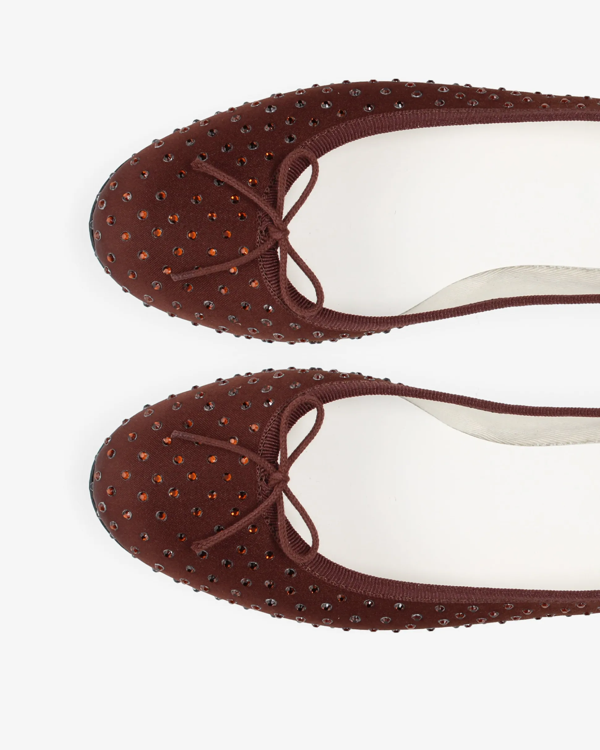 Ballerines Cendrillon hautes - Strass