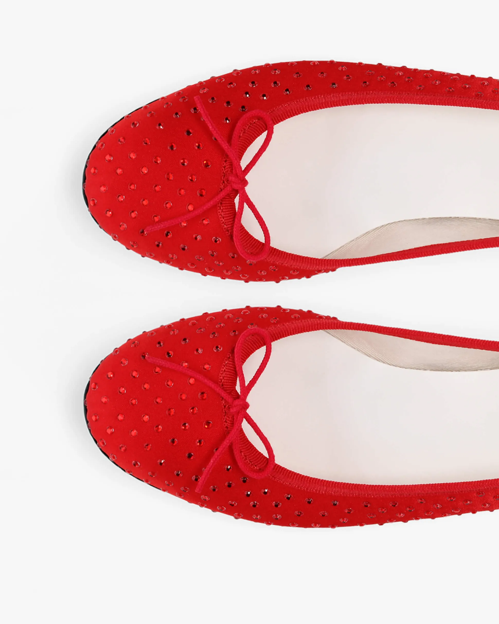 Ballerines Cendrillon hautes - Strass
