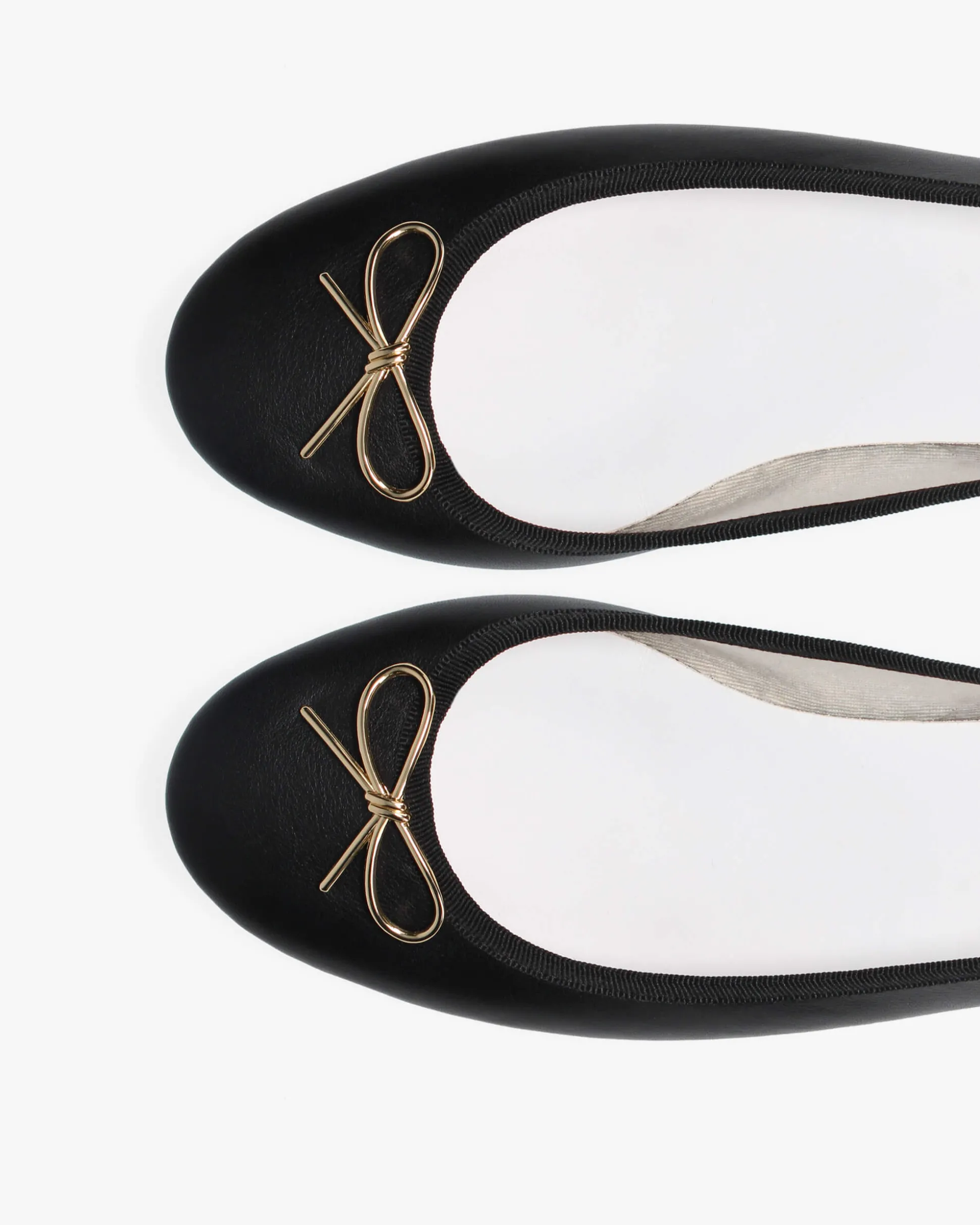 Ballerines Semelle Gomme Cendrillon - nœud métal