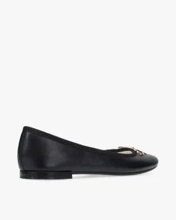 Ballerines Semelle Gomme Cendrillon - nœud métal