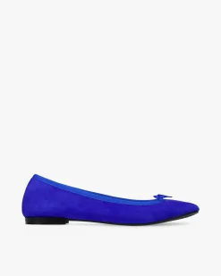 Ballerines Semelle Gomme Cendrillon Chèvre Velours