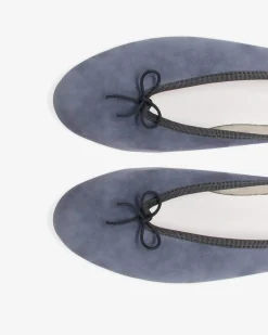 Ballerines Semelle Gomme Lilouh - Chèvre Velours