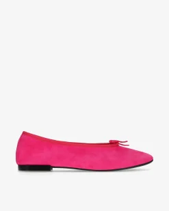 Ballerines Semelle Gomme Lilouh - Chèvre Velours
