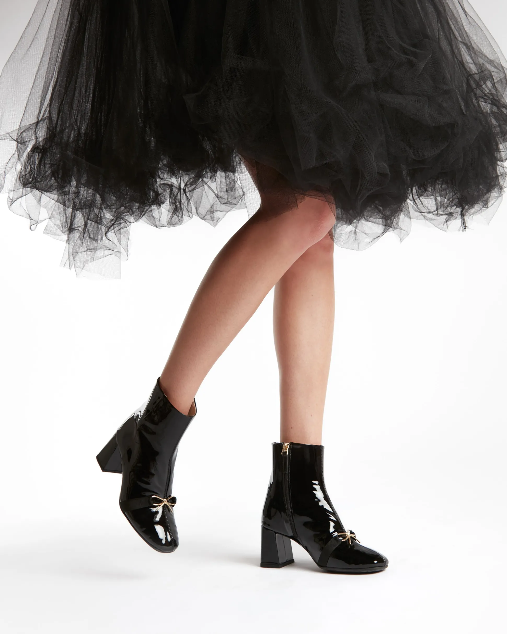 Bottines Phoebe nœud metal