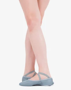 Demi-pointes bi-semelles - Cuir