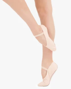 Demi-pointes semelle entière - CUIR