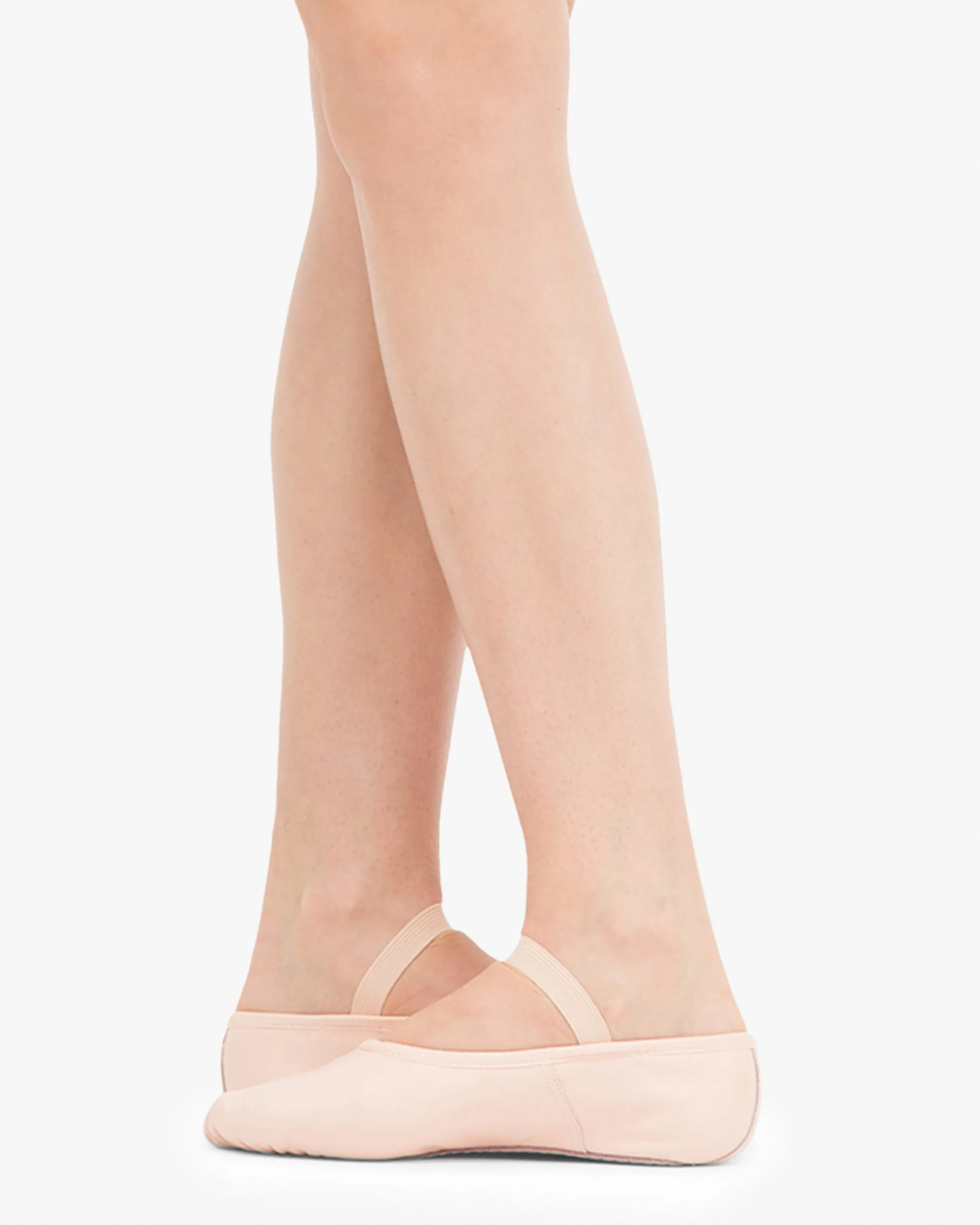 Demi-pointes semelle entière - CUIR