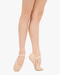Demi-pointes semelle entière - Cuir