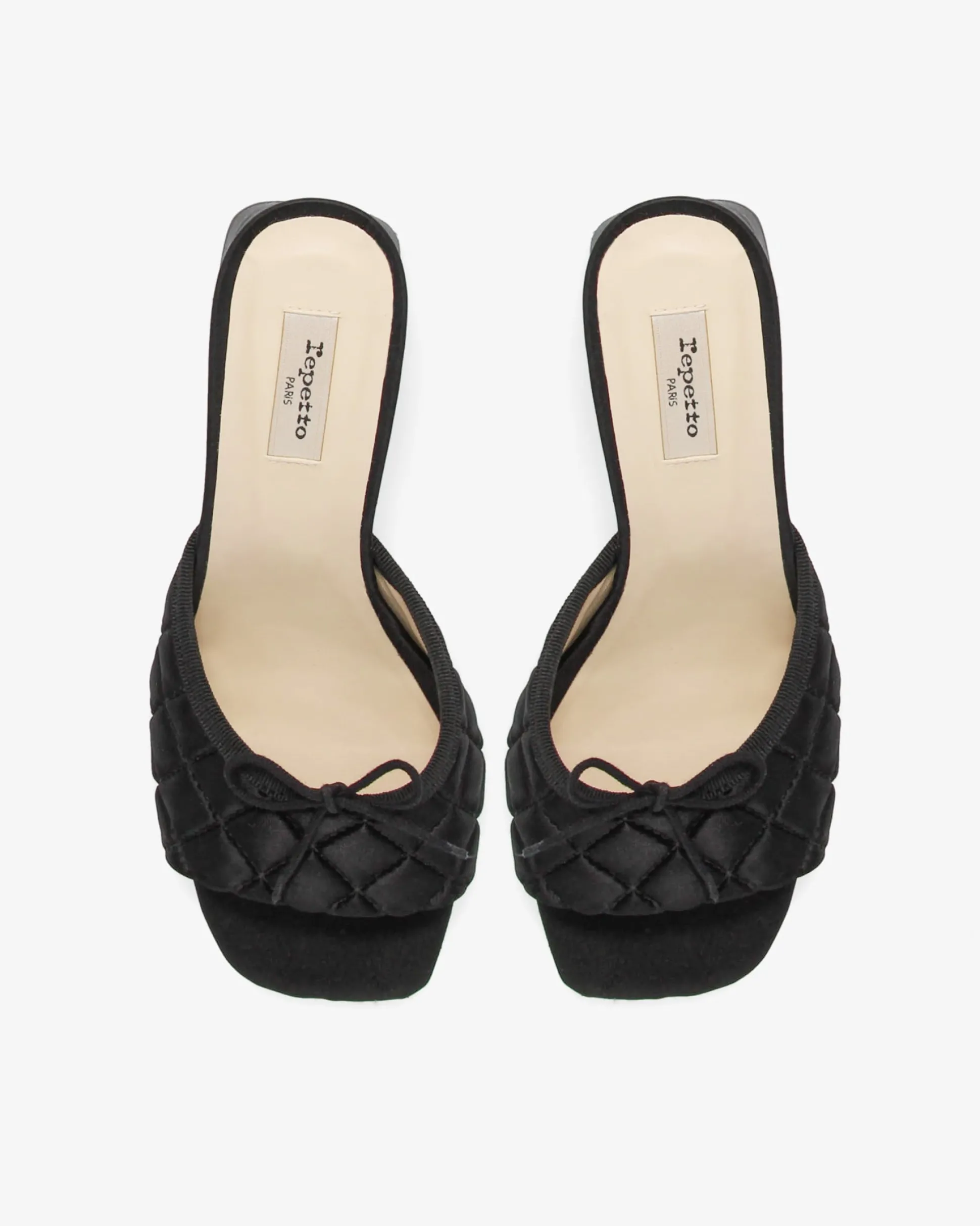 Mules à talon Jordana - satin