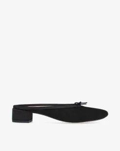 Mules Camille chèvre velours