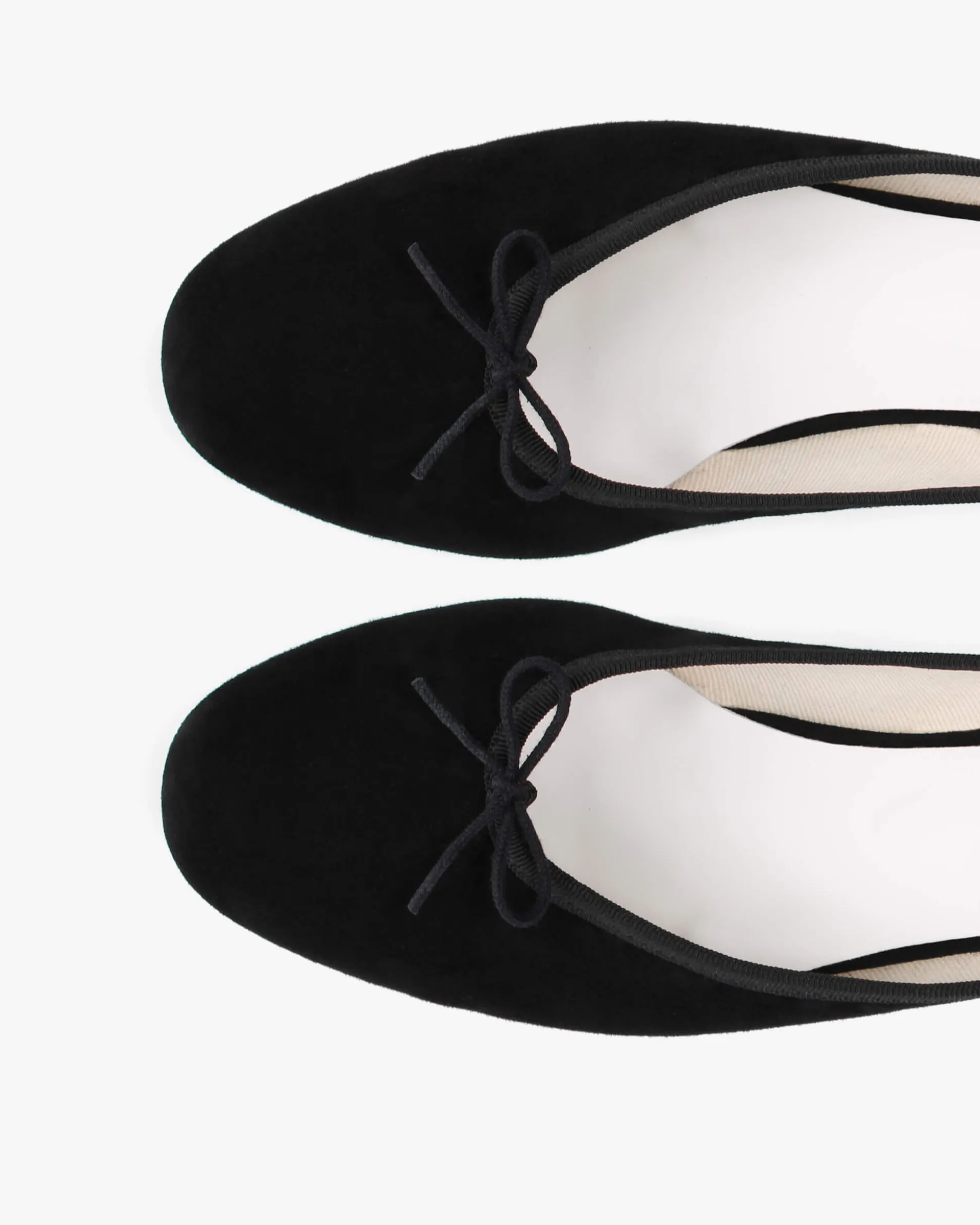Mules Camille chèvre velours