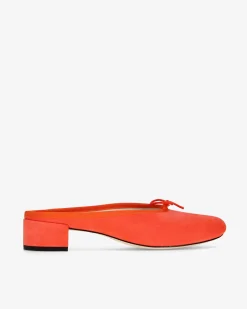 Mules Camille chèvre velours