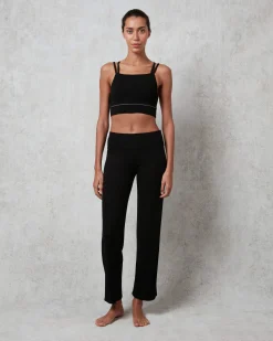 Pantalon de jazz taille à retourner en viscose
