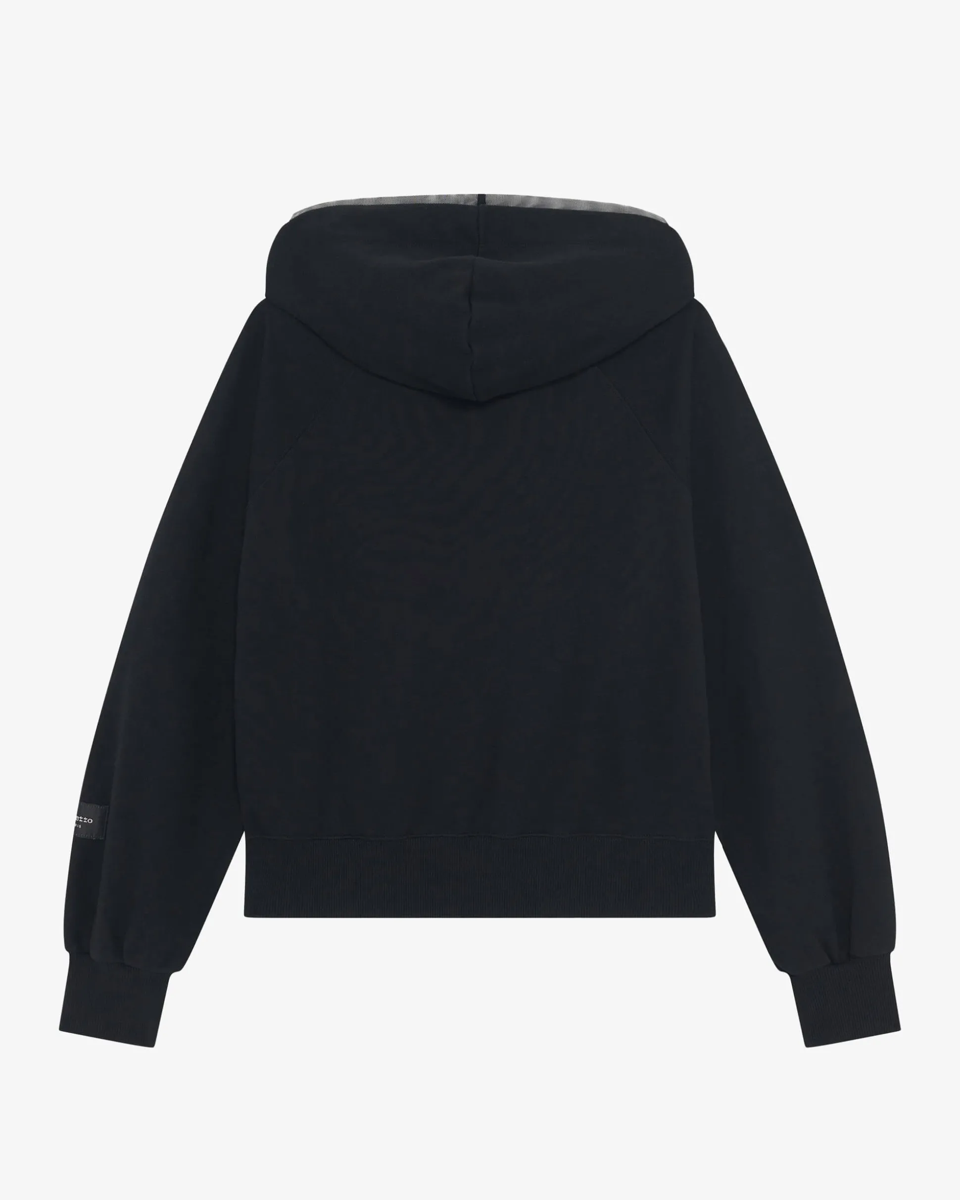 Sweatshirt capuche en tulle