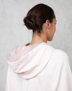 Sweatshirt capuche en tulle