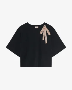 Tee-shirt nœud épaule