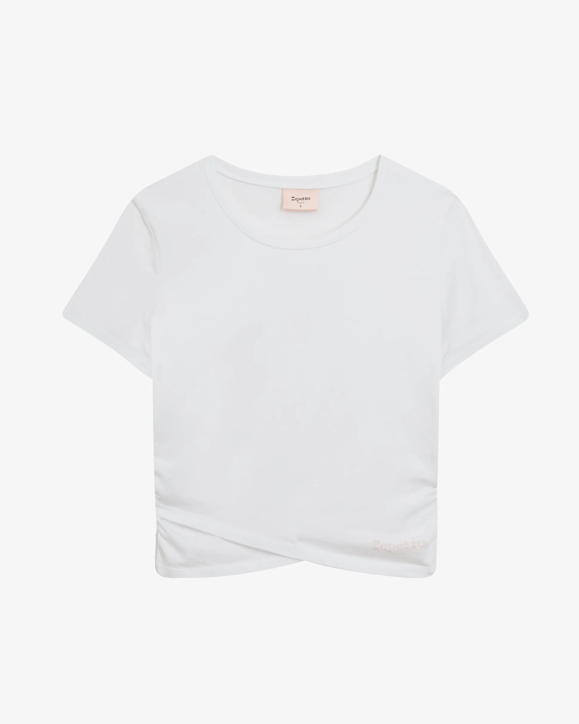 Top effet drapé