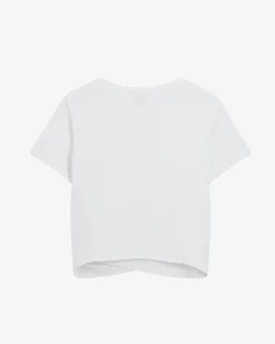 Top effet drapé