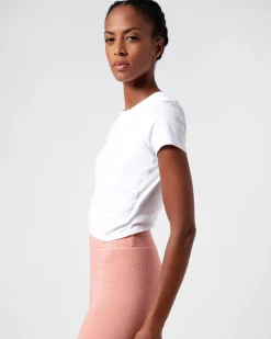 Top effet drapé