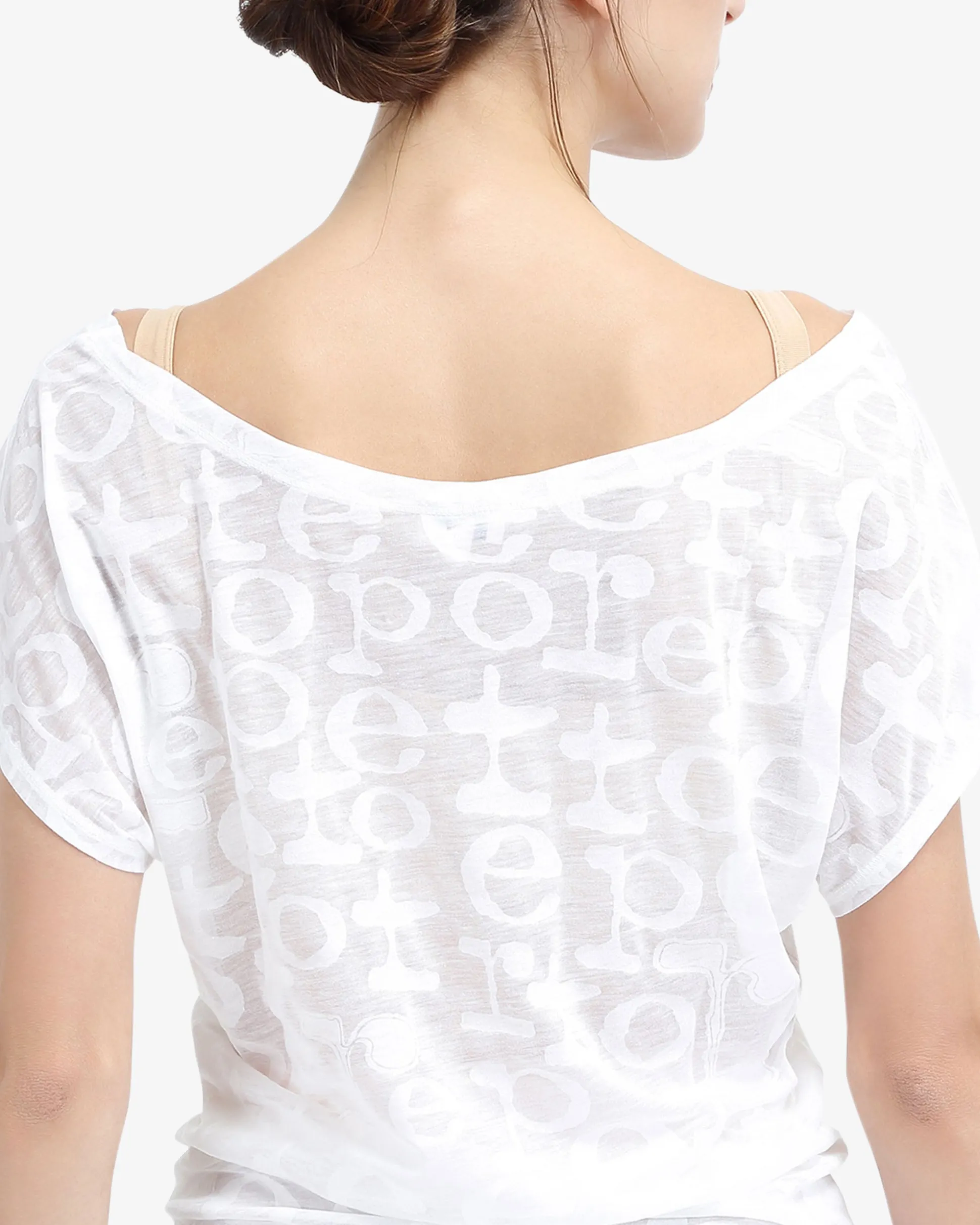 T-shirt transparence Repetto