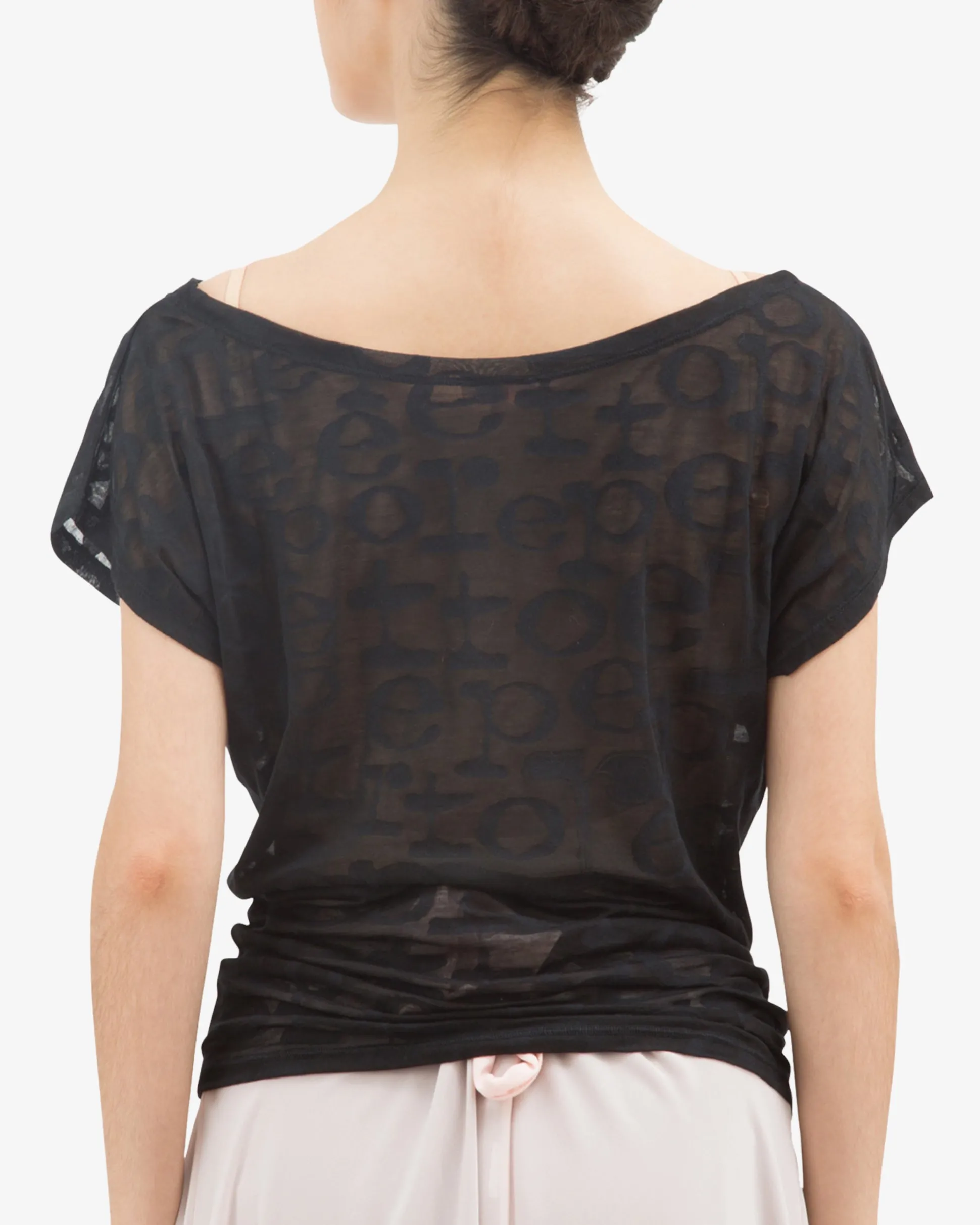 T-shirt transparence Repetto