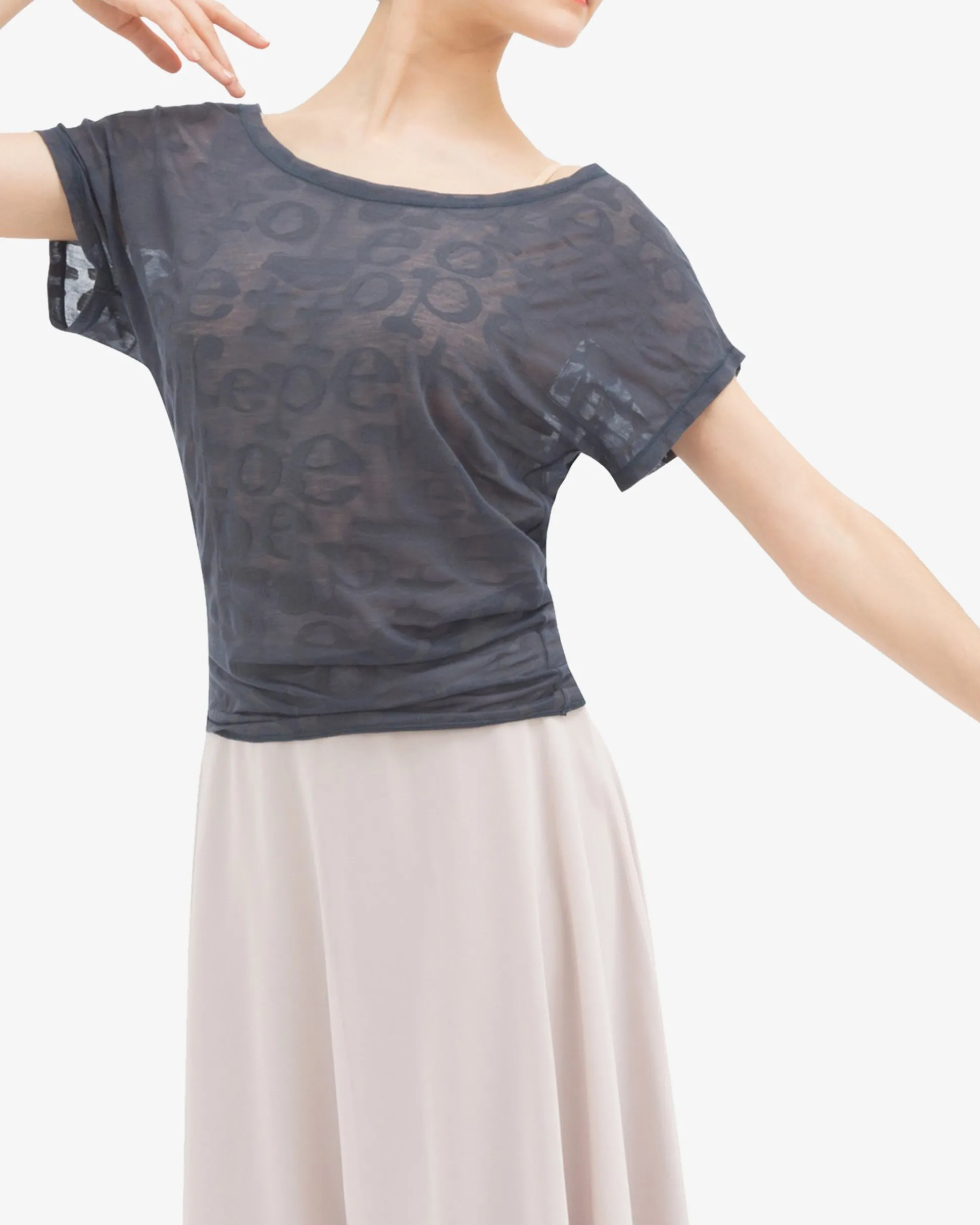 T-shirt transparence Repetto