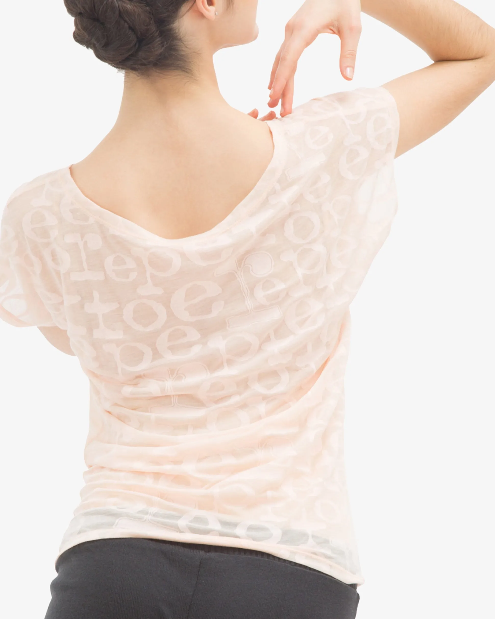 T-shirt transparence Repetto